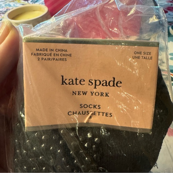 Black no show  Socks Kate Spade - Picture 5 of 8